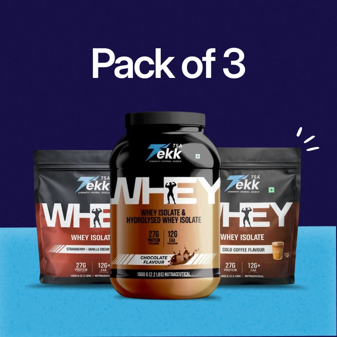 Premium Whey Isolate Stack – Pack of 3