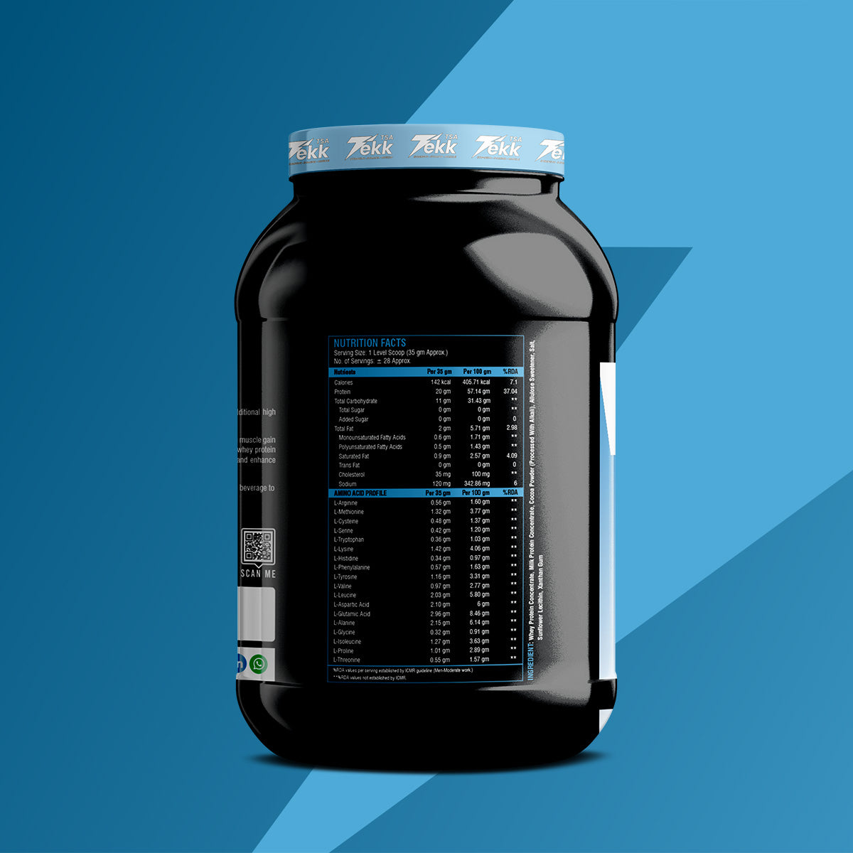 Whey Protein Concentrate (1Kg)