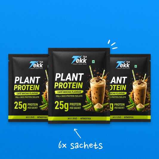 Plant Protein Café Mocha Flavour - Pack of 6 Sachets (34g)