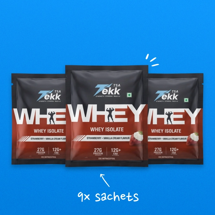 Sachet 33g - Whey Isolate Strawberry Vanilla Cream Pack of 6