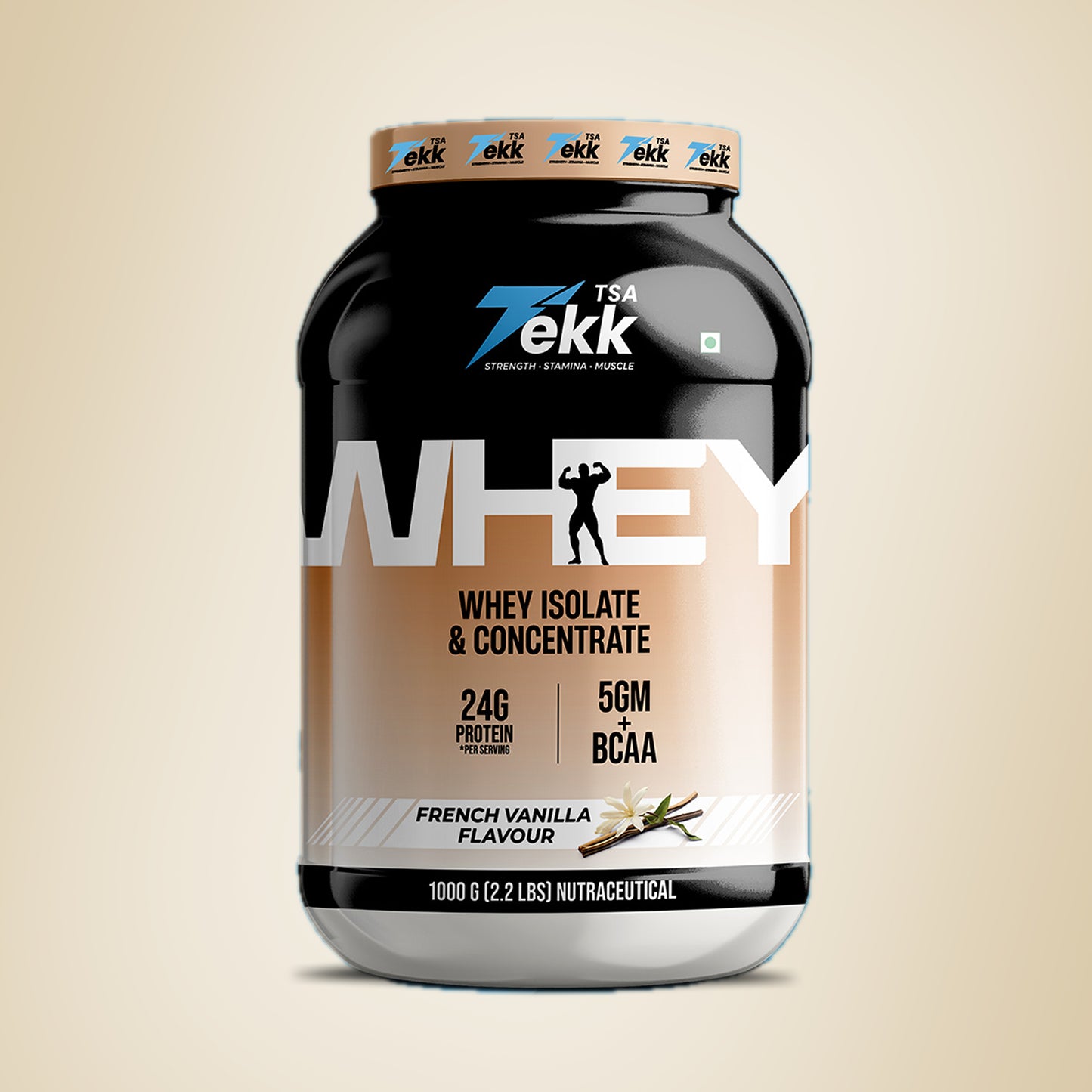 French Vanilla Flavour Whey (1Kg)