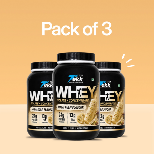 TSA TEKK Whey 24g Protein – Pack of 3