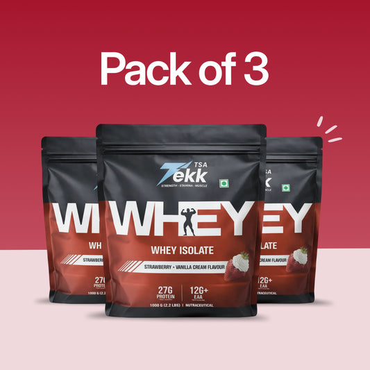 TSA TEKK Isolate 27g Protein – Pack of 3